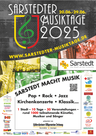 Plakat der Sarstedter Musiktage